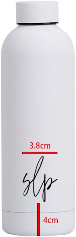 Speech Therapist 24oz Insulated Stainless Steel Water Bottle with Twist Top Lid, Speech Therapist Gift (Classic)