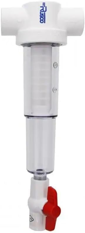 IPW Industries Inc-Rusco (1-1/2-140ST-F) Polyester Sediment Trapper Filter with Flush Valve 140 Polyester