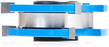 Amana Tool 3-Wing Tongue and Groove Reversible Stile and Rail Shaper Cutter, SC577, 2-13/32 x 3/4 x 1/2 and 3/4 Bore for 3/4 Inch Material