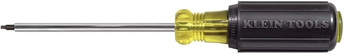 Klein Tools 80031 Screwdriver Set, Made in USA, 5-Piece Kit Includes 2 Slotted, 2 Phillips and 1 Square Tip Screwdriver, Cushion Grip Comfort