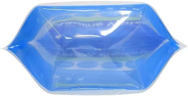 Bulk LOT - 5L / 1.3 Gallon Foldable Alkaline PH Water Bags - Collapsible Emergency Water Jug Container Bag, Freezable, BPA Free Plastic Water Carrier Tank, Outdoor Folding Water Bag Food Grade (10)