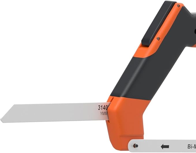 Klein Tools 31430 High Tension Hacksaw with Heavy Duty Frame, Converts to Jab Saw, Includes 12-Inch x 24 TPI and 6-Inch x 24 TPI Bi-Metal Blades, In-Frame Storage for Extra Blades