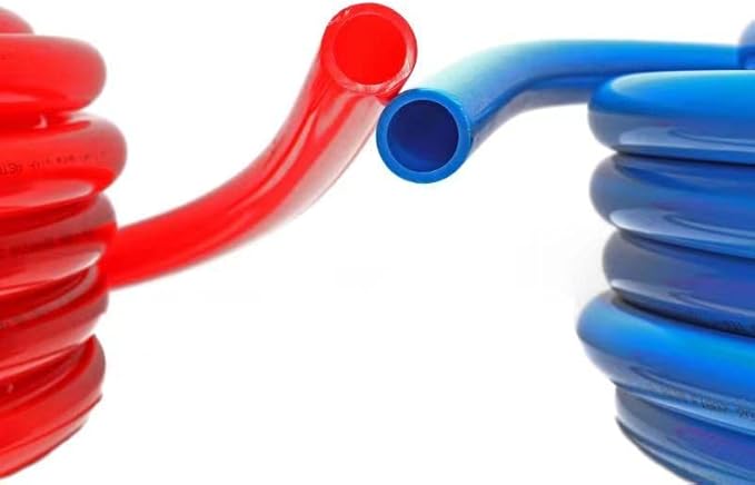EFIELD Pex-b Pipe/Tool Kit/Tubing Blue & Red 1/2 inch 2 x75 ft(150 ft) Length for Potable Water &Hot/Cold Water-Plumbing Applications with Pipe Crimper & Cutter,(AB-2-75)