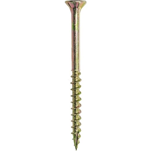 Grip-Rite 212GCS1#9 x 2-1/2", T25 Star Drive Gold Construction Wood Screw, 1lb Box