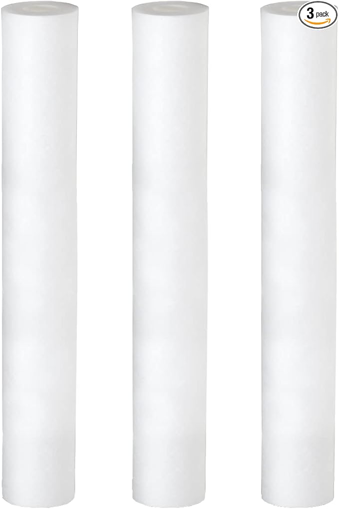 Aquasana EQ-303-20 20 inch 3-Pack Water Filter, White