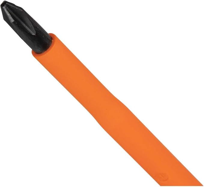 Klein Tools 85073INS Insulated Screwdriver Set, Made in USA, features 1000V Phillips, Slotted and Square Tips, Cushion Grip Handles, 3-Piece