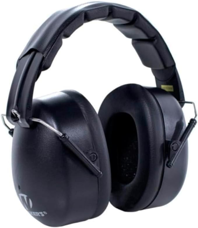 Walker's EXT Range Shooting Folding Muff - Compact 30dB NRR Noise-Blocking Hunting Gun Range Shooting Hearing Protection
