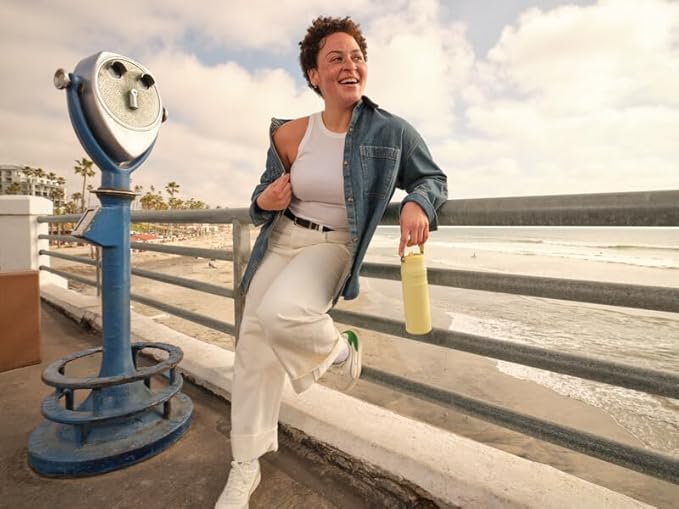 Stanley IceFlow Flip Straw 2.0 Water Bottle| Built-In Straw with Larger Opening | Lightweight & Leak-Resistant | Insulated Stainless Steel | BPA-Free