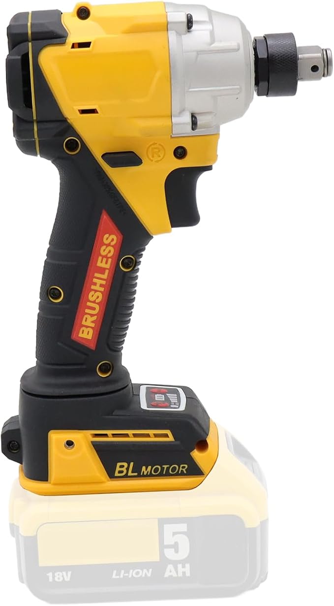 FSYAO 1/2 350Nm dual-purpose cordless impact wrench, 1/4 impact driver, brushless wrench driver. (body only, no battery included)