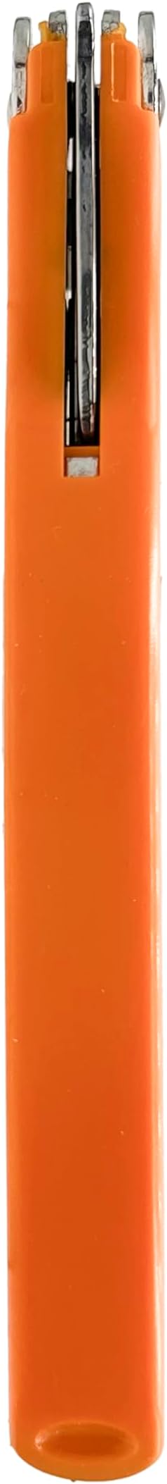 Franmara Soft-Touch Murano Two-Step Waiter Corkscrew with Nonstick Spiral (Orange)