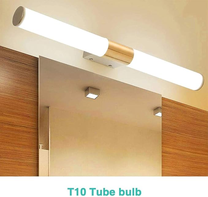 XININSUN T10 Led Bulb, 8W Dimmable Led Tubular Bulbs, 75-100 Watt Equivalent, 2700K Soft Warm White,850lm, Clear Glass, E26 Base Lamp Bulb, for Cabinet Display Cabinet etc,3 Pack.