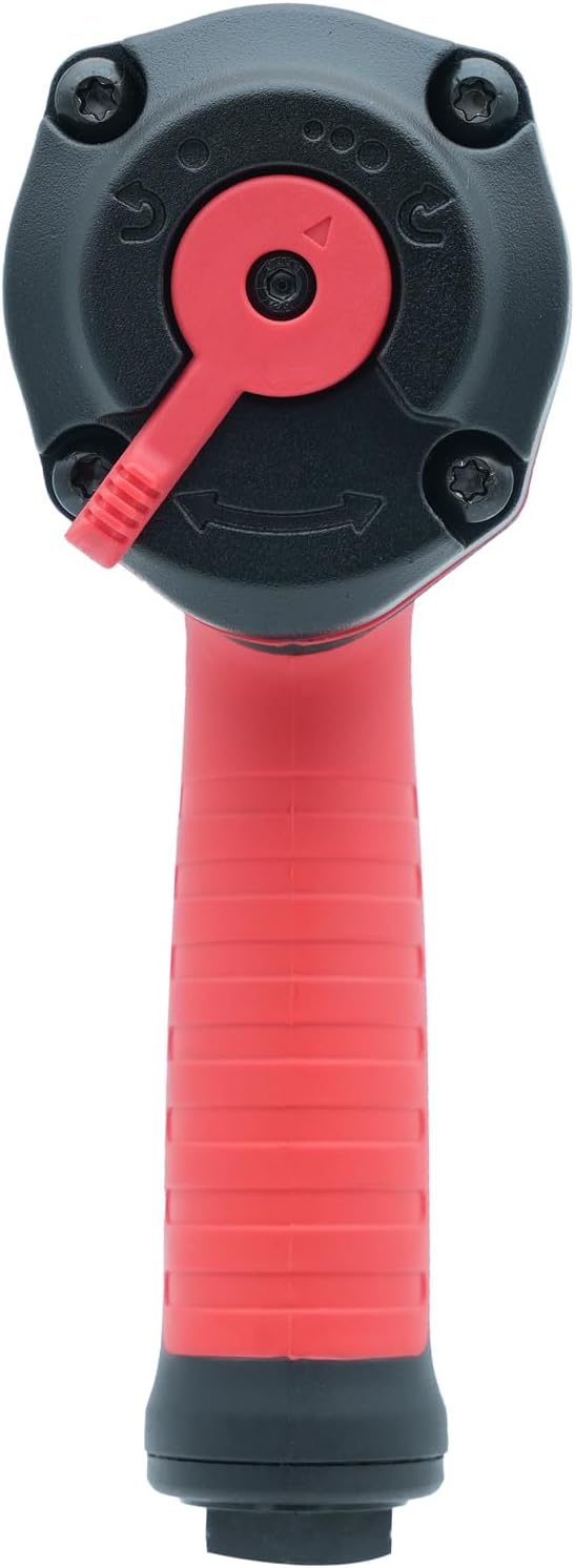 BESWELL-885 Ft.lbs Max Loosen Torque 1/2" Stubby Size Jumbo Hammer Air Impact Wrench-BW-112B3N