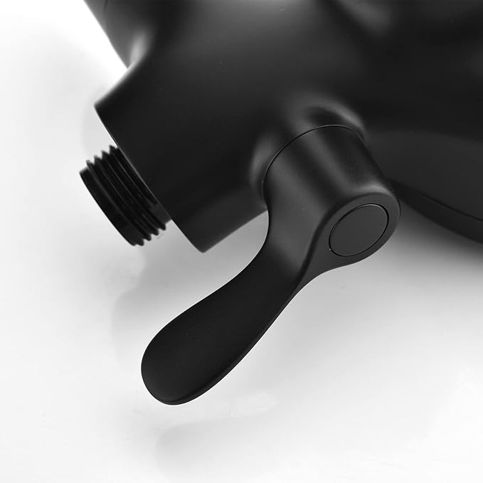 3 Handles Shower Faucet Set with Tub Spout Bathtub Shower Faucet Combo Set Shower Systems Complete Tub and Shower Trim Kit Matte Black…