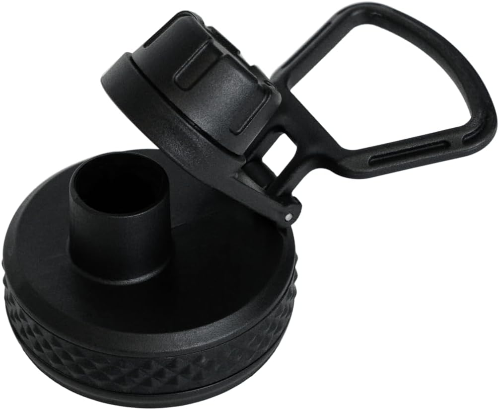 HydroTech Stainless Steel Leak Proof Water Bottle with Double Wall Insulation and 2 Lids (Straw Lid) - 40 OZ. (Dark Green)