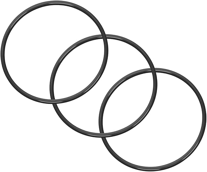 CFS – Pack of 3, Premium O-Ring Compatible with Eco Pure EPW4F Models – Replacements for Standard Reverse Osmosis Water Filter Housings – Quality Material – Black