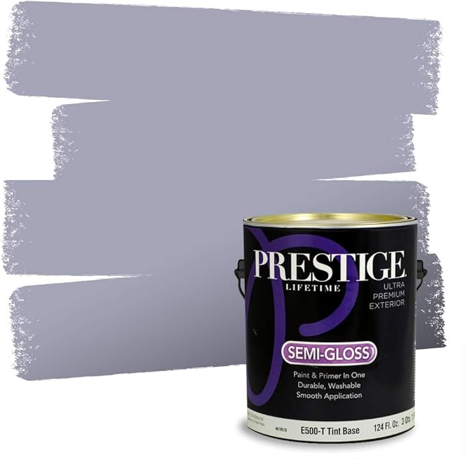 PRESTIGE Exterior Paint and Primer in One, Fountain Stone, Semi-Gloss, 1 Gallon
