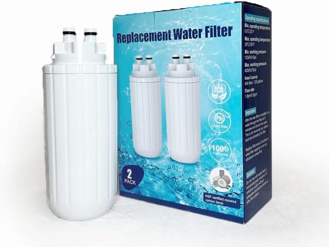 Nispira Carbon Block Water Filter Replacement For Brita Hub Instant Powerful Countertop System | Reduces Chlorine, Lead, Odor | 120 Gallon | Pack of 4
