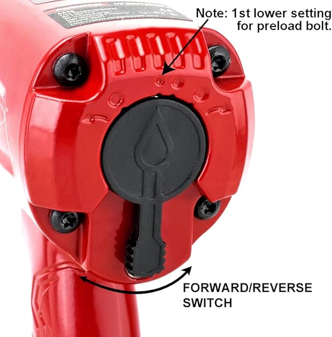 AEROPRO TOOLS 1/2-Inch Aluminum Air Impact Wrench(A398),Twin Hammer with 1380FT-LB Max Loosening Torque, Pneumatic Impact Gun, for Auto Repair, Tire Shop (Aluminum Housing)