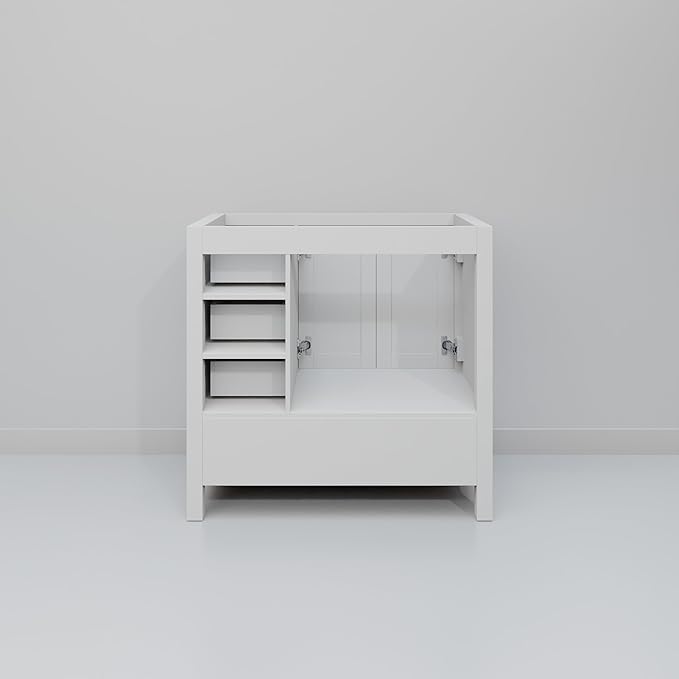 Big Sur 36 in. W X 22 in. D White Single Bath Vanity Cabinet Without Countertop