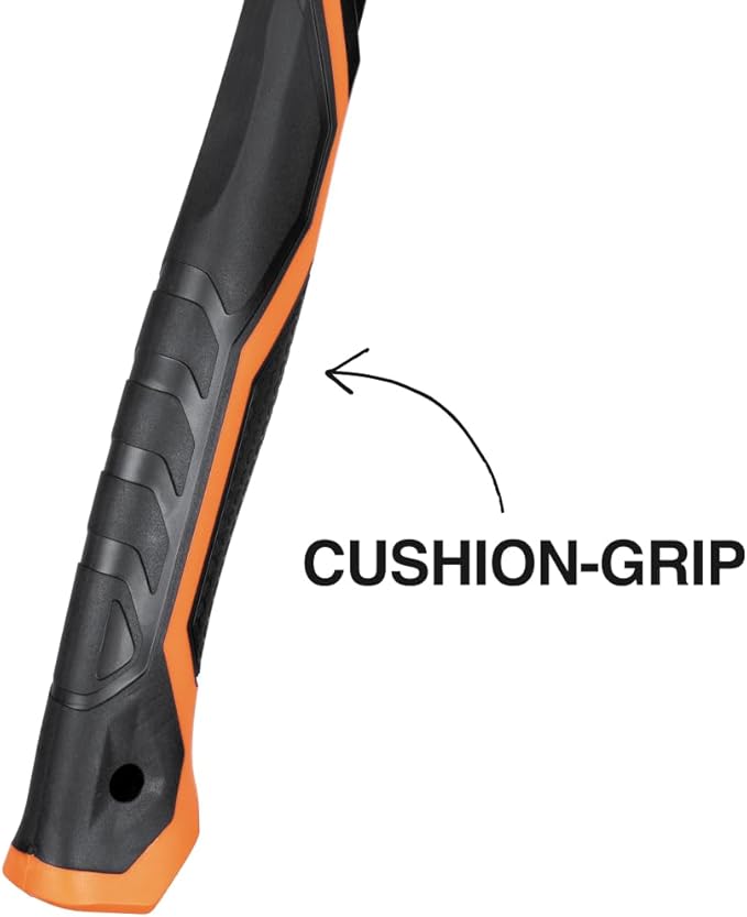 Klein Tools H80922S Smooth Face Framing Hammer with Straight Claw, 22-Ounce Forged Steel, Magnetic Nail Starter, and Extra-Large Squared Strike Face