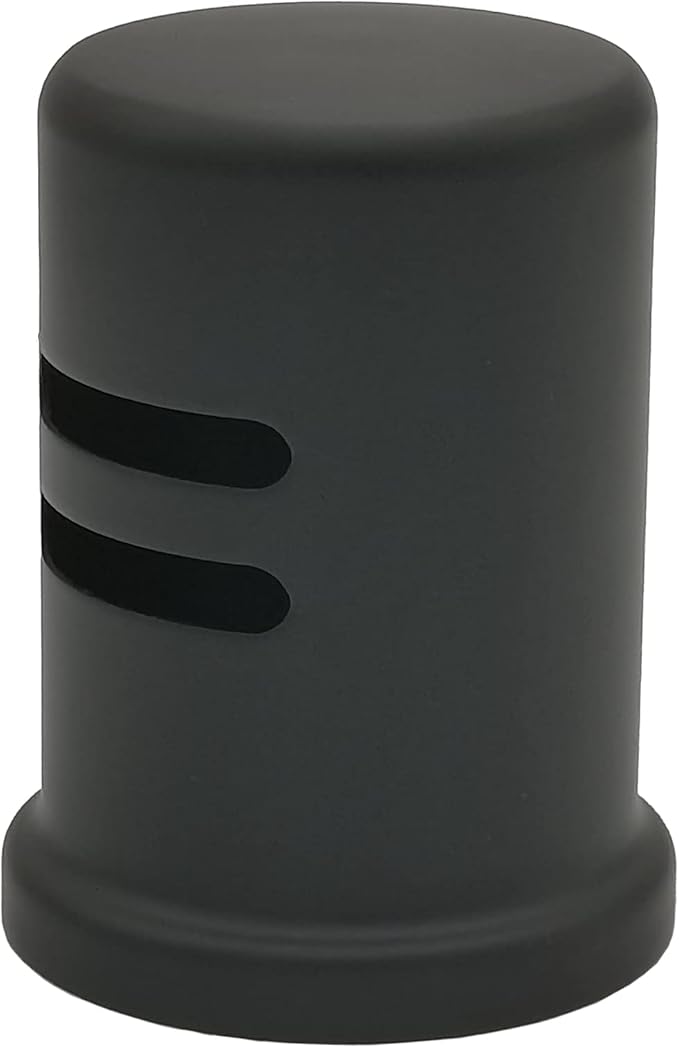 Dishwasher Air Gap Cover Black only, Skirted, Replacement Black air gap dishwasher,Solid Brass,Matte Black Finish