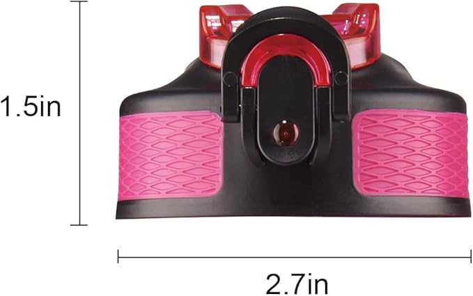 EYQ Water Bottle Straw Lid for 32 oz Water Jug (Fuschia)