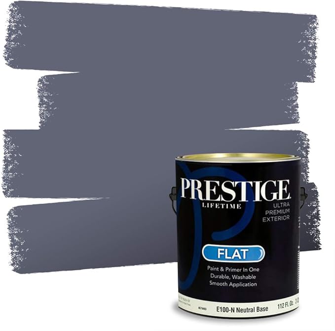 PRESTIGE Exterior Paint and Primer in One, Buckboard, Flat, 1 Gallon