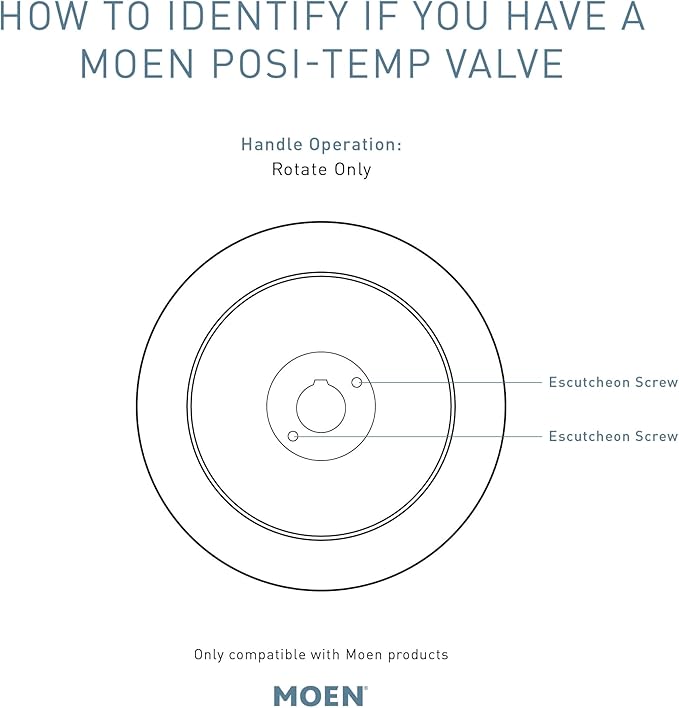 Moen Brantford Brushed Nickel Posi-Temp Pressure Balancing Eco-Performance Shower Valve Trim Kit Valve Required, T2152EPBN