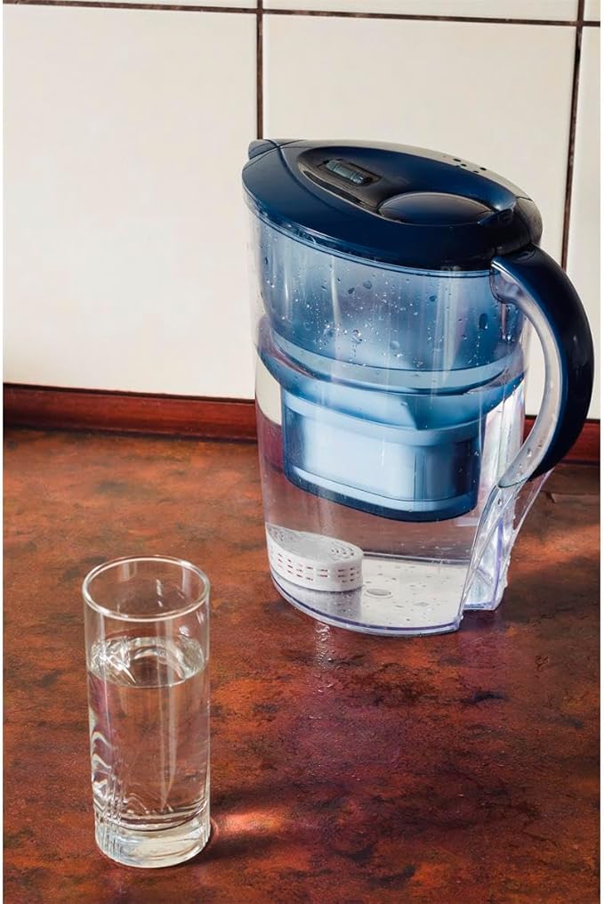 BRITA S1200 Fill and Go Active Water Filter Bottle, 0.6 L, Blue