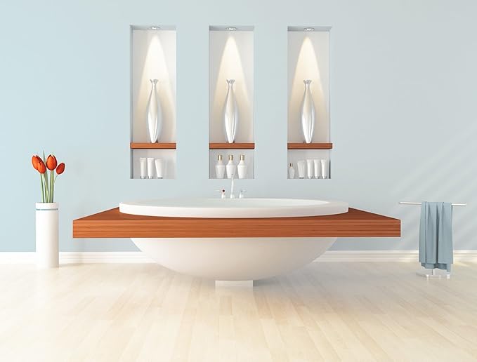 PRESTIGE Interior Paint and Primer in One, Polar Sky, Flat, 1 Gallon