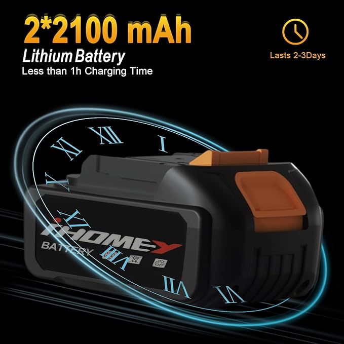 Cordless impact Wrenches - 590Ft-lbs (800N.m) Brushless 1/2 inch Impact Wrench, 3300RPM High Torque Impact Gun, 2 Battery, Charger & 5 Sockets, Power Impact Wrench for Car Home