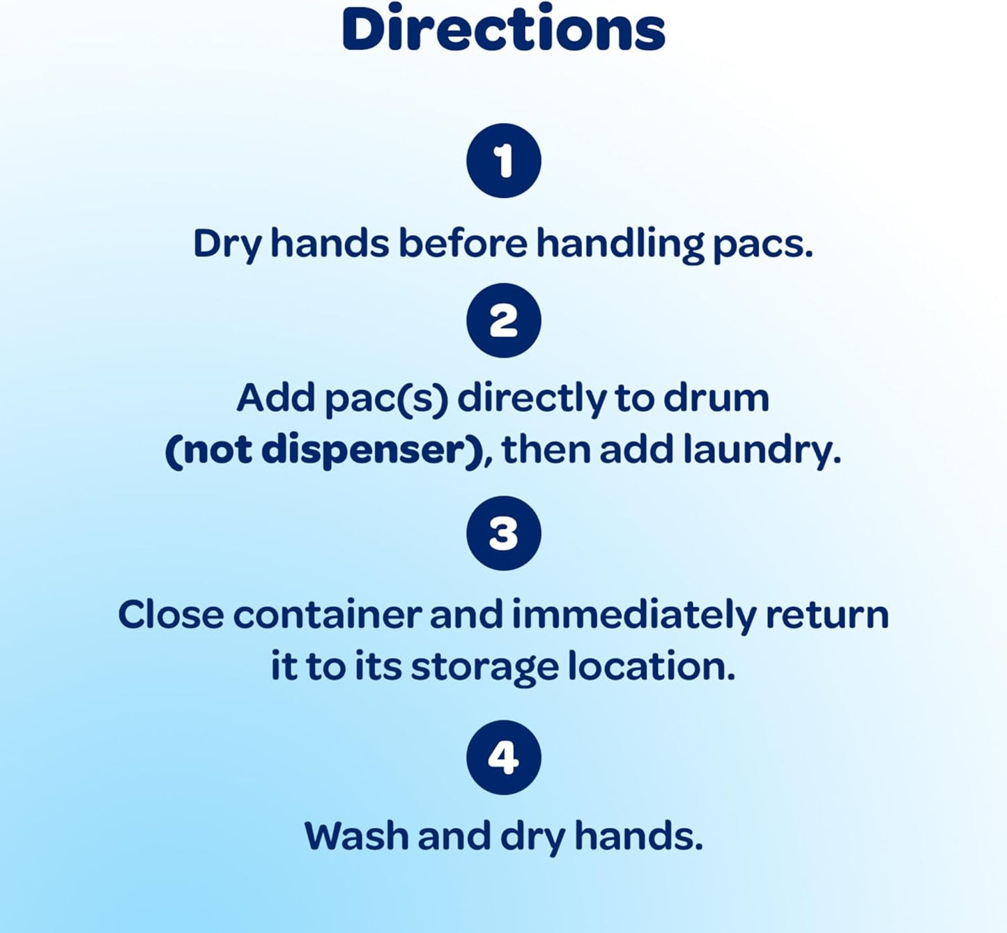 all Free Clear Mighty Pacs Laundry Detergent, for Sensitive Skin, Unscented and Dye Free, 80 Count