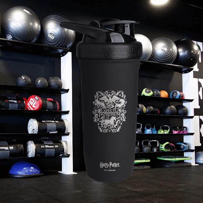 Smartshake Reforce Stainless Steel Harry Potter Expecto Patronum Style Shaker Bottle (900 ML /30oz) | Lightweight Resistance Sports Shaker Bottle with a Soft Lid | Leakproof, BPA Free & DEHP Free