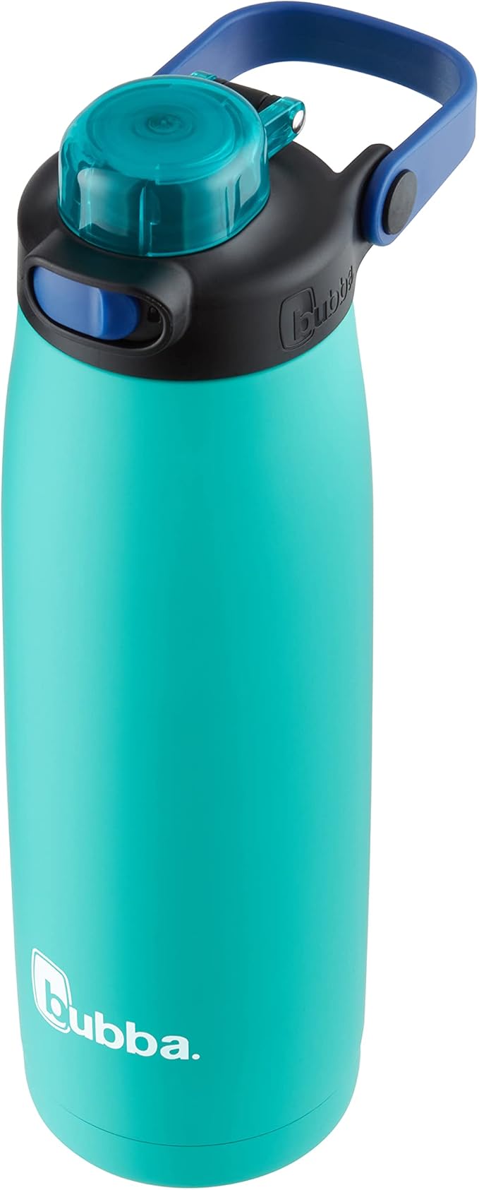 Bubba Radiant Stainless Steel Rubberized Chug Water Bottle, 24 Oz, Island Teal