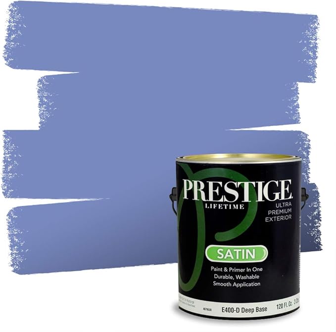 PRESTIGE Paints Exterior Paint and Primer in One, 1 Gallon, Satin, Satisfaction