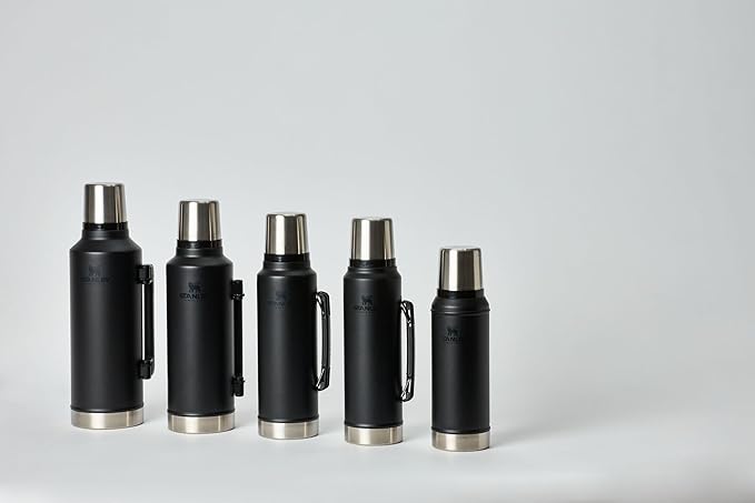 Stanley Classic Vacuum Insulated Wide Mouth Bottle -BPA-Free 18/8 Stainless Steel Thermos for Cold & Hot Beverages