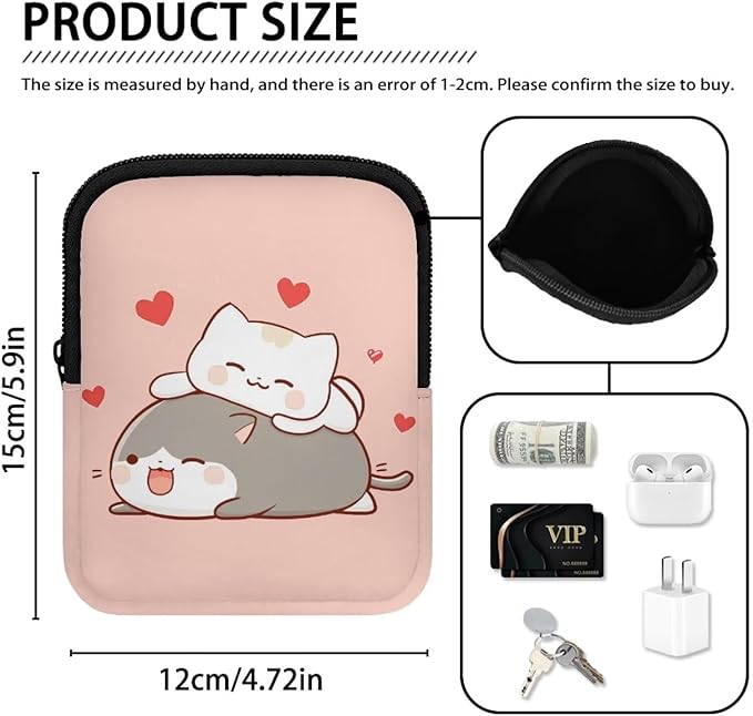 Cat Water Bottle Pouch with Adjustable Strap Tumbler Cup Pouch for Gym Workout Running Stanley Accessories Tumbler IceFlow Storage Holder 20oz-40oz