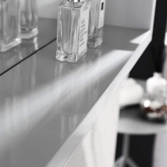 BLOSSOM Recessed or Surface LED Mirror Medicine Cabinet with Lights, LED Medicine Cabinet w/Defogger, Dimmer, 3X Makeup Mirror, Outlets & USB (30x32/Zoom Mirror)