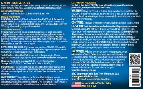 General Finishes Oil Base Gel Stain, 1 Gallon, Ash Gray