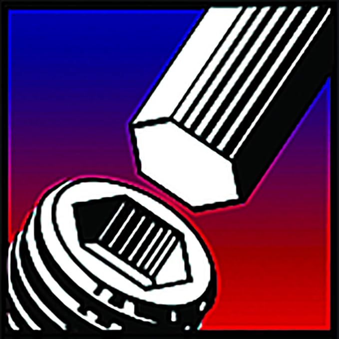 EKLIND 53910 Cushion Grip Hex T-Key allen wrench - 10pc set SAE Inch Sizes 3/32-3/8 9in series