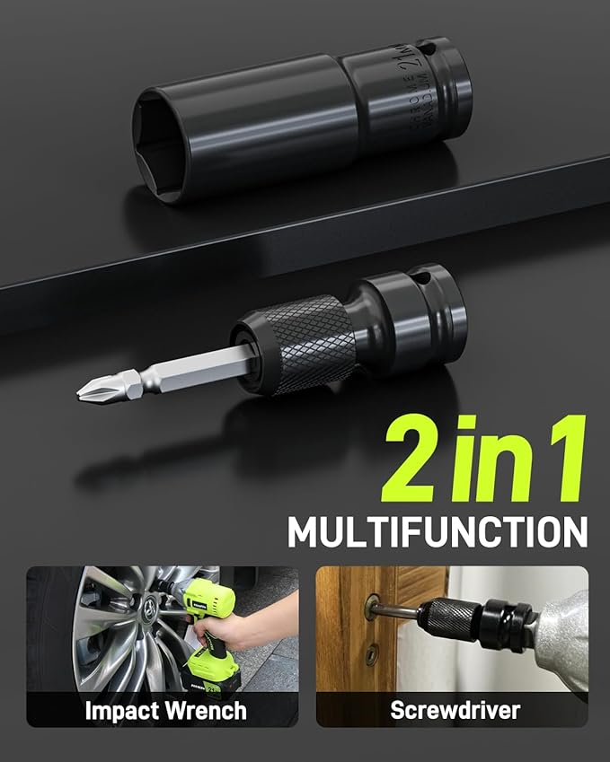 Cordless Impact Wrench Impact Driver Kit 1/2 Impact Gun 21V Brushless High Speed Torque 240 Ft-lbs (320N.m) Impact Drill, Electric Socket Wrenches Battery Powered Half Inch Craftsman Power Tool Set