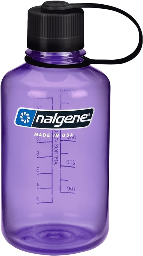 Nalgene Sustain Tritan BPA-Free Water Bottle Made with Material Derived from 50% Plastic Waste, 16 OZ, Narrow Mouth