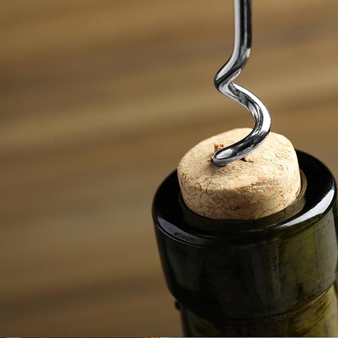 Waiter Corkscrew and Beer Bottle Opener Multifunction Tool (White)