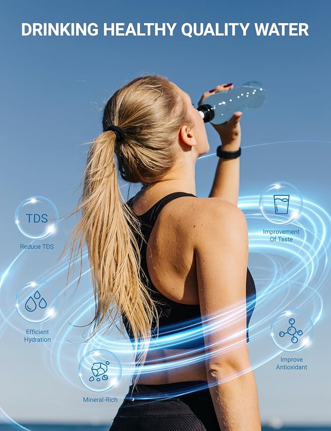 Upgrade ZR-001, ZR-017, ZR-004 Replacement Water Filters for ze.ro Water Pitchers Filters and Dispenser Filters,Multi-Stage Filter System Reduce Lead, Chromium, PFOA/PFOS and TDS, 2pack