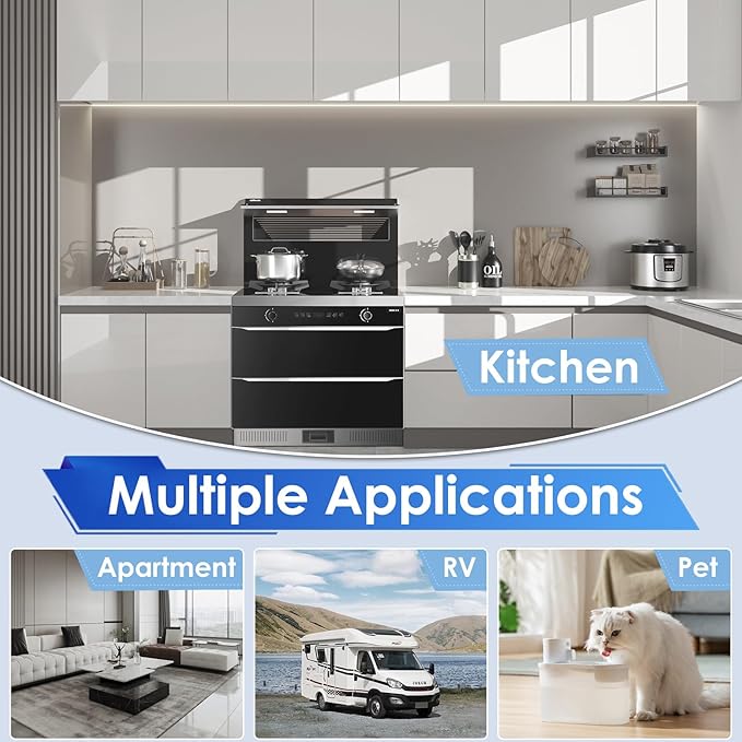 ACF Replacement Filter Compatible with F8/F9 Countertop Water Filter,6-12 Months Lifetime, F8/F9 ACF