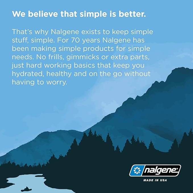 Nalgene Sustain Tritan BPA-Free MultiDrink Water Bottle Made with Material Derived from 50% Plastic Waste, 20 OZ, Green