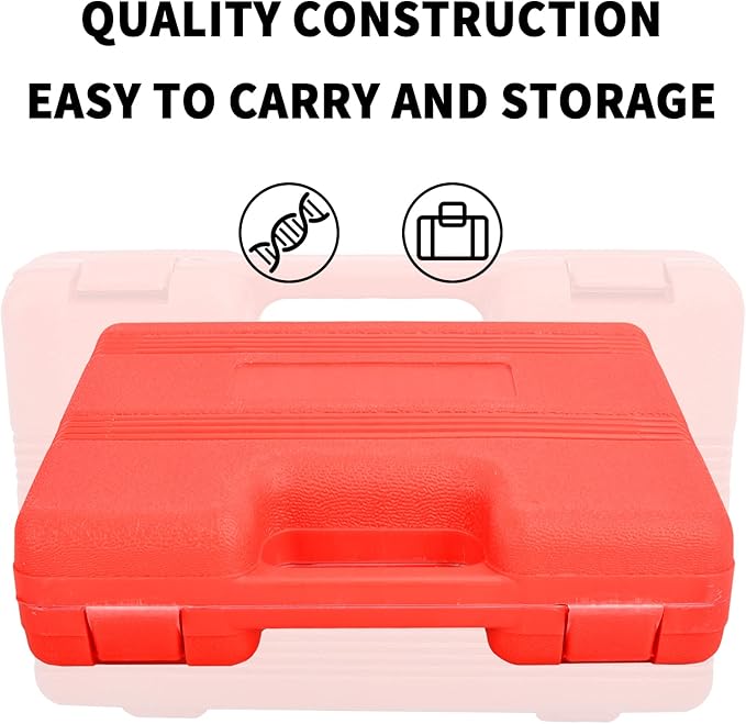 5Pcs 1/2" Drive Deep Impact Socket Set 12 Point Metric 30mm 32mm 34mm 35mm 36mm Drive Spindle Axle Hub Nut Socket Set,Heavy Duty w/Portable Storage Case,Use In Removing And Installing Axle Nuts