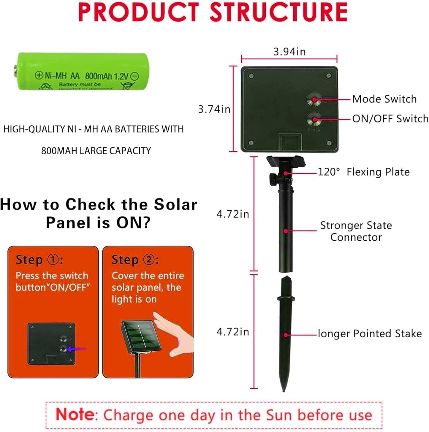 Dazzle Bright 4 Pack Solar String Lights Outdoor, Total 160FT 480LED Solar Powered Waterproof Fairy Lights 8 Modes, Silver Wire Lights for Christmas Patio Party Tree Yard Decoration (Warm White)