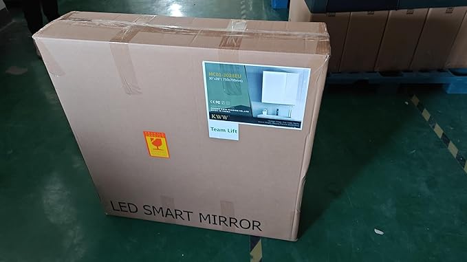 KWW LED Lighted Bathroom Medicine Cabinet with Sockets & USBs, Defogger, Dimmable, 3 Color Light Makeup Mirror, Easy to Install, Wall Mounted Cabinet (40 * 28)