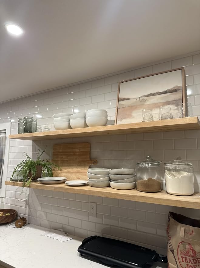 Heavy-Duty Floating Shelf Bracket, Hidden Shelf Bracket for Fireplace Mantel and Shelves, if Installed on Studs, max-Load of 210 pounds, 38 inches, (with Premium Build kit)